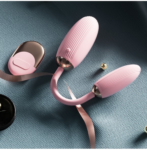 MizzZee - Joyful Dual Vibrating Egg Wireless Remote Control (Chargeable - Pink) MizzZee - Joyful Dual Vibrating Egg Wireless Remote Control (Chargeable - Pink)
